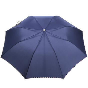 
                                        【京东超市】天堂 碰击布加大自开自收二折晴雨伞 2311E 藏青色                