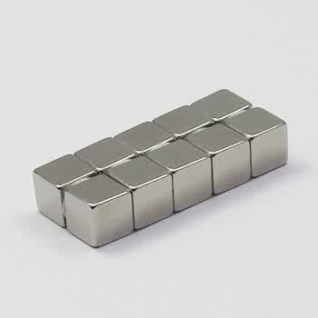 magtiger 一件10个 10x10x10mm磁性方块魔方强力磁铁钕铁硼吸铁石玩具