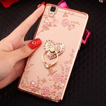 r7s硅胶oppor7s手机套r7sm外壳oppr7s透明0pp0r软套opop 粉钻桃心