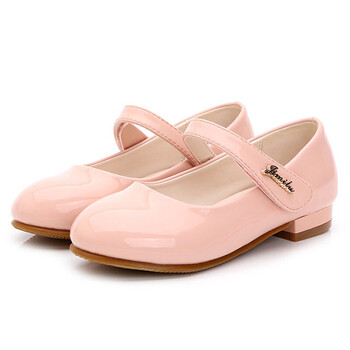 儿童舞蹈小皮鞋时尚女童单鞋2018春夏新款童鞋公主表演舞蹈鞋 粉色 33