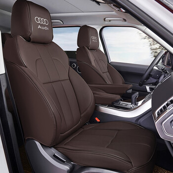 卡帝尼定制6d汽车坐垫18款奥迪 q3 q5 q7 a6l a7 a8l a4l专用真皮全包