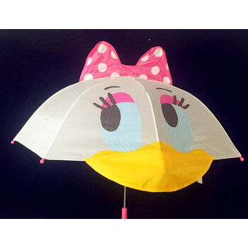 3d立体儿童晴雨伞 多款 白色粉耳朵黛丝