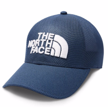 the north face北面帽子男棒球帽鴨舌帽 blue/white-nf0a3kbs one