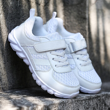 童鞋白鞋男童鞋网鞋儿童白色运动鞋小学生中大童白球鞋女童小白鞋 白