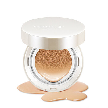 佰魅伊人气垫bb霜女裸妆遮瑕强保湿粉底液保湿cc霜 自然色送替换装_ 6