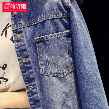 夏荷听雨 外套女 2016冬季新款纯色宽松棉服夹克衫女冬 学院风减面包服女 X1687 贴标 绿色 M