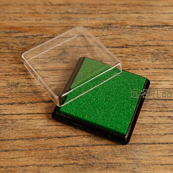 4*4小印泥-绿色【图片 价格 品牌 报价】-京东