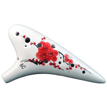 初学入门中音c调十二孔ac陶笛专业演奏学生乐器 【考级】梅花【送手托