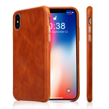 iphonex手机皮套苹果x保护壳超薄全包防摔iphone10真皮套商务男女