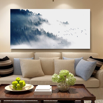 抽象客厅大装饰画现代简约卧室餐厅壁画沙发背景墙书房新中式挂画