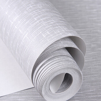 纯色3d硅藻泥素色欧式房间卧室壁纸无纺布墙纸客厅现代简约背景墙 浅