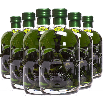 899度高度烈酒德国进口洋酒绿魔骷髅头苦艾酒含苦艾草500ml绿魔六瓶