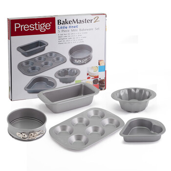 美亚Prestige烘焙工具 diy蛋糕面包模具迷你烘焙 五件套装 烤箱烤盘 53286 