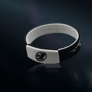 nba手环篮球腕带运动硅胶纪念版球星饰品艾佛森3号 黑白 小码_ 4折现