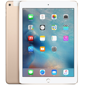 Apple iPad Air 2 平板电脑 9.7英寸 （64G WLAN+Cellular 机型/A8X芯片/Retina显示屏 MH172CH）金色
