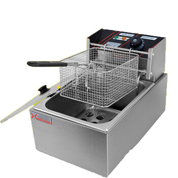 商用电炸炉连关东煮机器带煮面炉油炸锅炸薯条炸鸡油炸机电炸锅 单缸