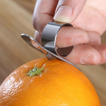映源 不锈钢剥橙器创意橙子去皮器橘子柚子剥皮器便携开橙器
