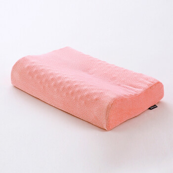 乳胶枕头 儿童小孩进口3-6-16岁学生小学生枕头芯枕芯 粉色