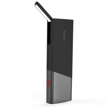 Besiter倍斯特 10000mAh 智能移动电源 带LED数字显示 双USB输出 充电宝 内置LED台灯 0197天王星