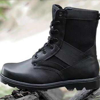 陆军07单作战靴男黑色特种兵高帮战术靴冬季羊毛靴棉鞋 07单靴 41