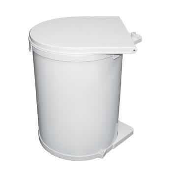 橱柜垃圾桶 柜内厨房式内置收纳桶定制定制定制 白色铁烤漆无美式垫座