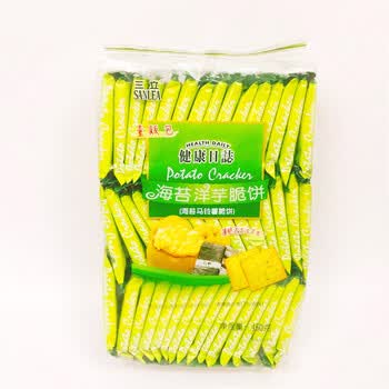 三立 Sanlea 健康日志薄脆饼干450g 独立包装咸饼干休闲零食海苔起士洋芋脆片海苔味 图片价格品牌报价 京东