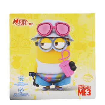 心相印小黄人湿巾纸xcq001可爱卡通卫生湿纸巾婴儿手口清洁湿巾便携30片独立装 1盒 图片价格品牌报价 京东