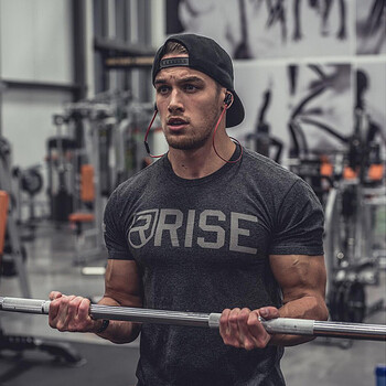 户外rise夏季肌肉健身兄弟运动服紧身衣男士透气休闲跑步圆领短袖t恤1 灰色m 建议1 130斤 图片价格品牌报价 京东