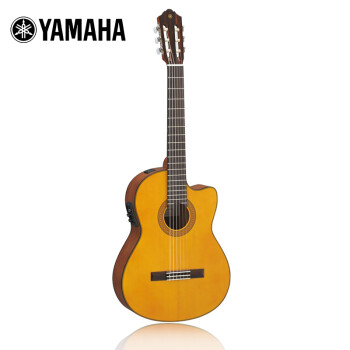 雅马哈（YAMAHA）CGX122MSC单板古典缺角电箱吉他舞台演出进阶考级吉它云杉面板39英寸哑光原木色