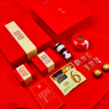 结婚回礼礼盒套装创意中国风伴手礼盒伴娘伴郎礼品喜糖盒成品中式