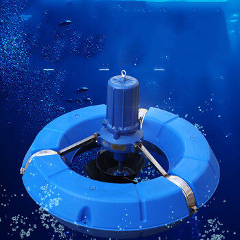 鱼塘增氧机泵浮水泵叶轮式曝气涌浪式增氧泵养殖大型池塘增氧机 2.