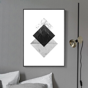 现代北欧极简风格客厅装饰画餐厅卧室床头挂画 d款 80*120