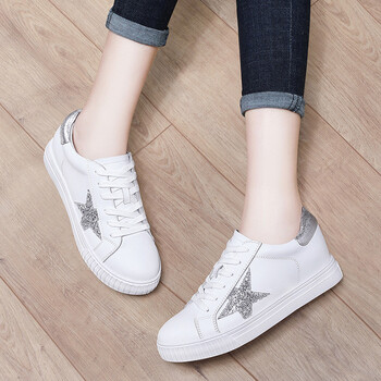 季2018新款韩版学生时尚休闲深口单鞋女装厚底板鞋大码个性小白鞋女