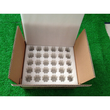 新款30枚珍珠棉土草鸡蛋防震碎泡沫鸡蛋托易碎品快递包装礼品盒定制