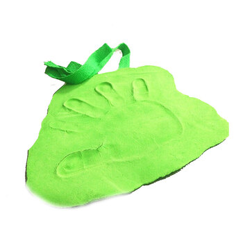 个性宝宝手脚印泥 纪念品 无规则随意创作 整套 清新简易风格 绿色