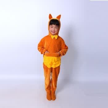 六一儿童动物演出服 袋鼠小松鼠 歌曲话剧舞台舞蹈表演衣服装 袋鼠