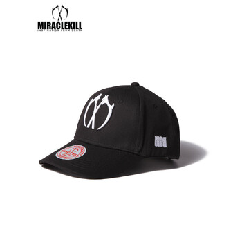 Miracle Kill Mk经典款双刀logo弯沿纯棉棒球帽黑底白均码 F 图片价格品牌报价 京东