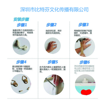 
                                        比特芬品牌无框画 客厅卧室 装饰画酒吧 挂画 3只装 无痕挂钩 强力 隐形无痕钉 墙钉                