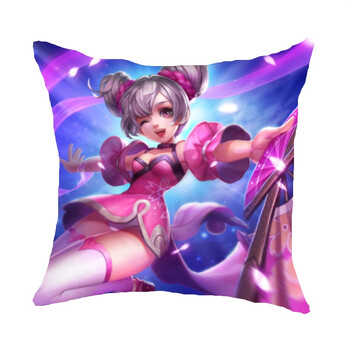 小乔周瑜虞姬 英雄皮肤抱枕 恋之微风小乔 45x45cm