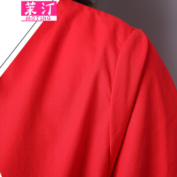 茉汀MOTING春装新款韩版修身短款上衣长袖衬衫女2016时尚棉麻显瘦 黄格 L