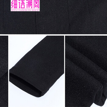 
                                                            细语潮阁秋冬加厚加绒打底裤女纯色棉弹力铅笔裤修身小脚长裤0096-1 黑色(松紧) M                
