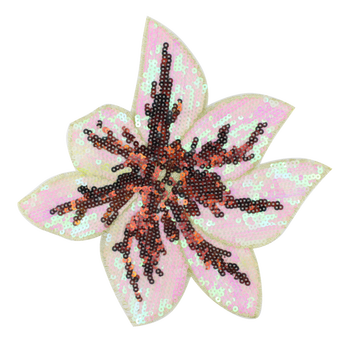 向日葵破洞diy毛衣外套装饰花贴亮片刺绣布贴大号补丁贴绣花 015绣花