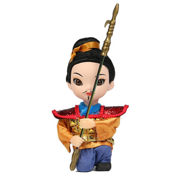 仕林轶语 京剧娃娃摆件 娟人偶中国特色工艺品 戏曲脸谱中国风礼物 送