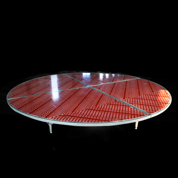 圆形舞台桁架舞台背景架折叠t台圆形桁架雷亚架舞台架 黑色