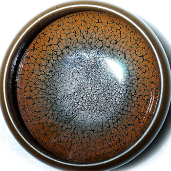 升价拍                          【金花禅定盏】胎骨厚重