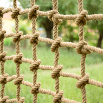 4毫米麻绳 4厘米网格1平方