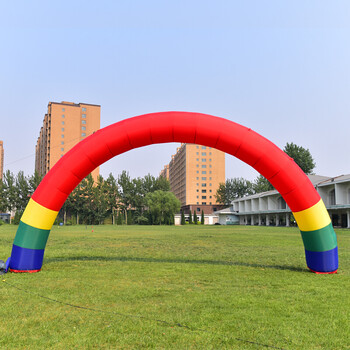6/8/10米充气拱门气模 开业庆典彩虹门气拱门婚庆广告 15米拱门