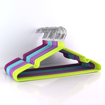 衣架30支浸胶防滑衣架衣挂衣服撑家用衣架子挂衣架无痕晾衣架加粗