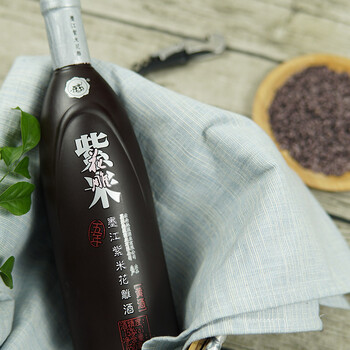 大地物源 大地物源 云南墨江紫米花雕黄酒护肤养颜650ml 紫米花雕酒