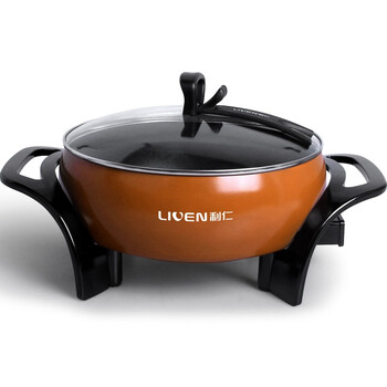 
                                        
                                                                                利仁（Liven）3L（适合2-3人）电锅多功能家用电火锅不粘电炒锅电热锅电煮锅宿舍锅煮面锅DHG-233A                